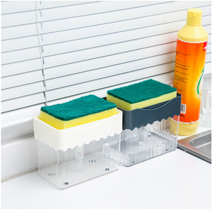 Soap Pump and Sponge Caddy